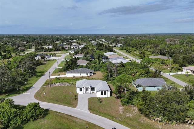 aerial view featuring a residential view