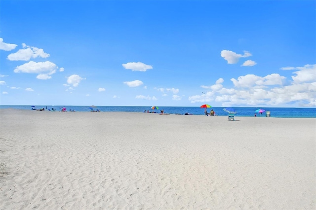 water view featuring a view of the beach