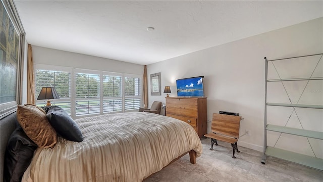 view of tiled bedroom