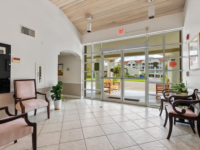 view of community lobby