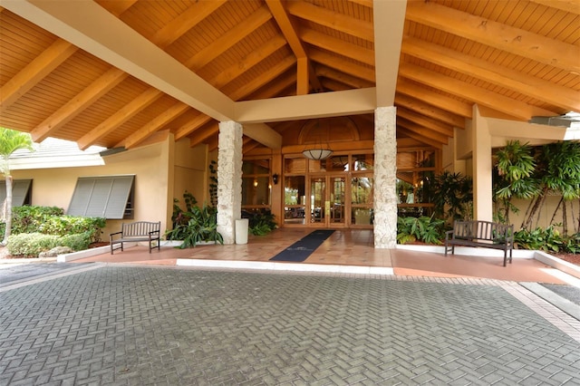 view of community lobby