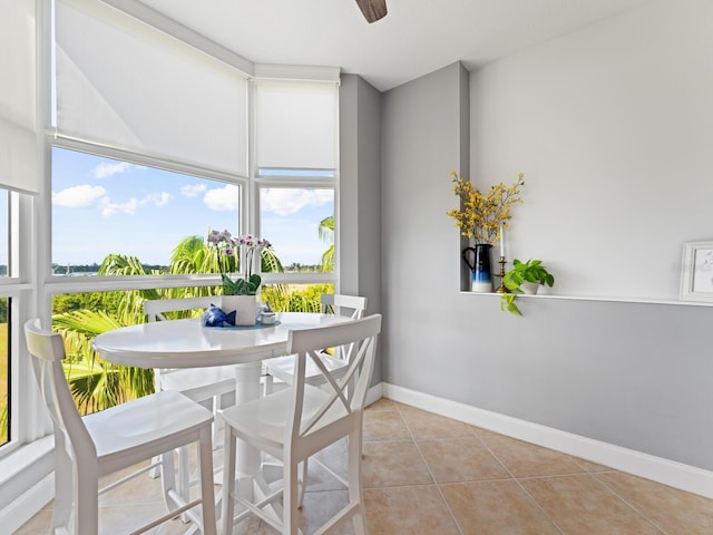 sunroom with a wealth of natural light