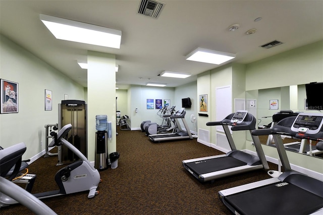 view of workout area