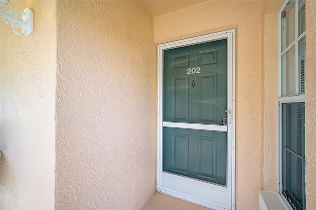 view of property entrance