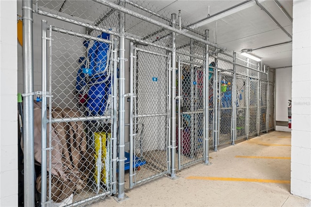 view of storage room