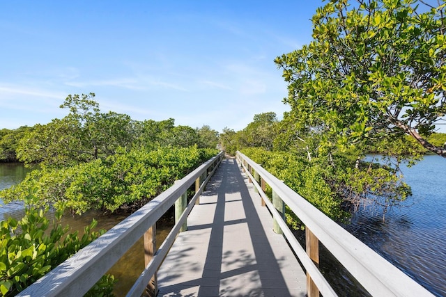 1654 Starling Dr Unit 201, Sarasota, FL 34231 - exterior space with a water view