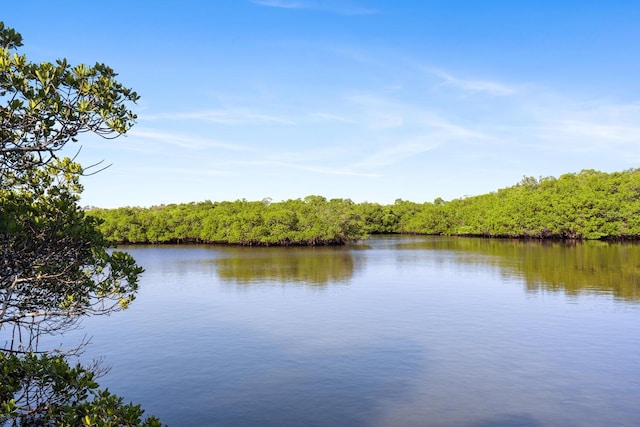 1654 Starling Dr Unit 201, Sarasota, FL 34231 - property view of water featuring a forest view
