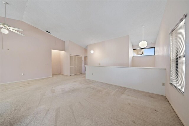 1654 Starling Dr Unit 201, Sarasota, FL 34231 - spare room with ceiling fan, carpet flooring, visible vents, and baseboards