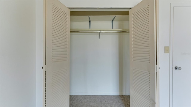 view of closet