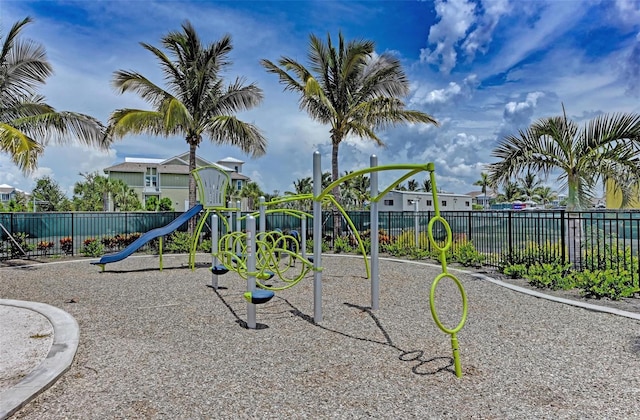 view of jungle gym