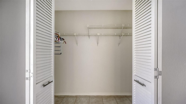 view of closet