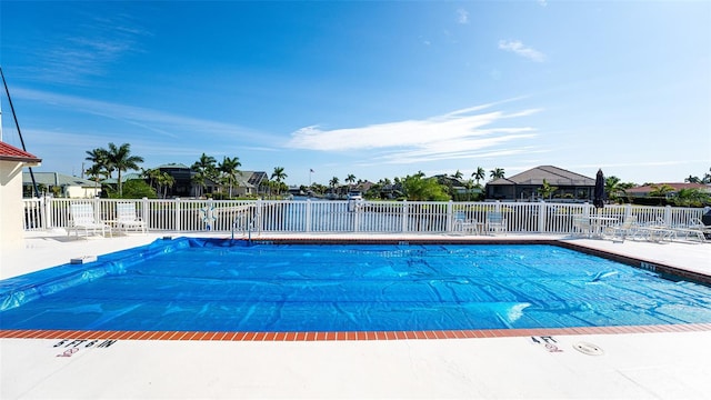 view of pool