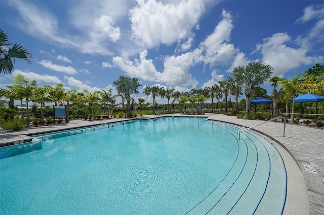 view of pool