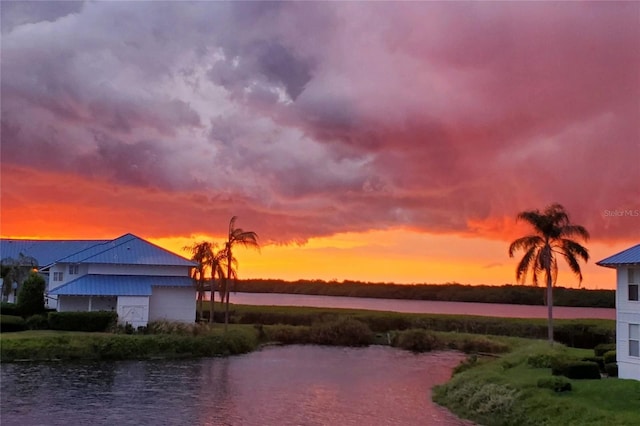 property view of water