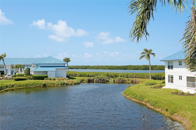 view of water feature