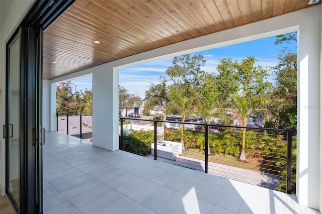 view of patio / terrace featuring a balcony