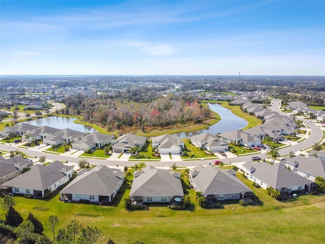 4618 Deep Creek Ter, Parrish, FL 34219 - birds eye view of property with a water view