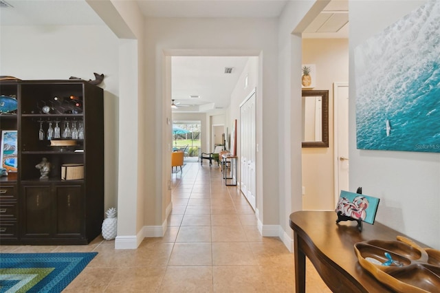 4618 Deep Creek Ter, Parrish, FL 34219 - hall with light tile flooring
