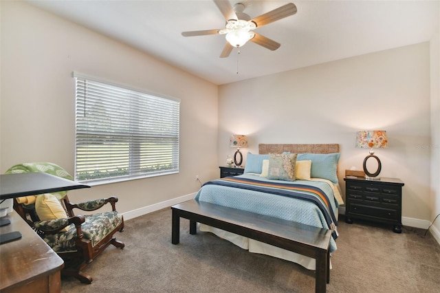 4618 Deep Creek Ter, Parrish, FL 34219 - bedroom with light carpet and ceiling fan