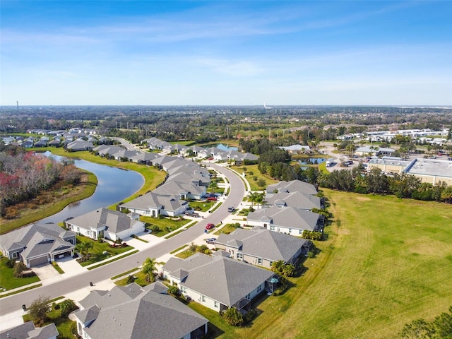 4618 Deep Creek Ter, Parrish, FL 34219 - birds eye view of property featuring a water view