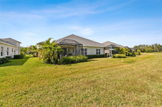 4618 Deep Creek Ter, Parrish, FL 34219 - view of yard featuring glass enclosure