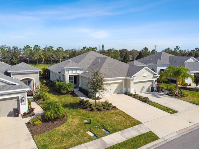 4618 Deep Creek Ter, Parrish, FL 34219 - single story home featuring a front lawn and a garage