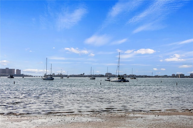 view of water feature