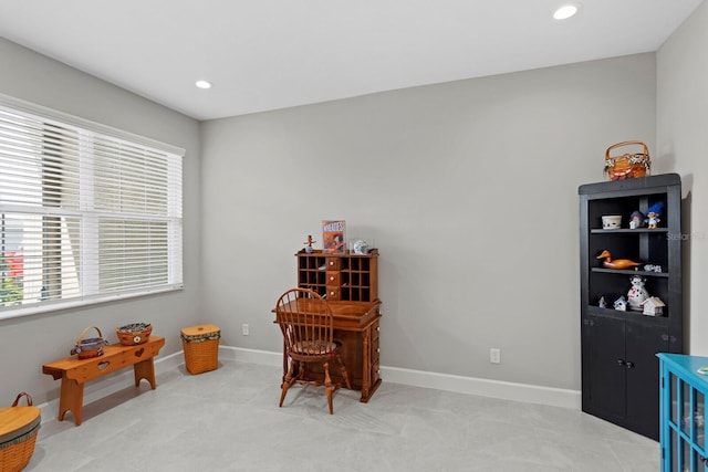 view of sitting room