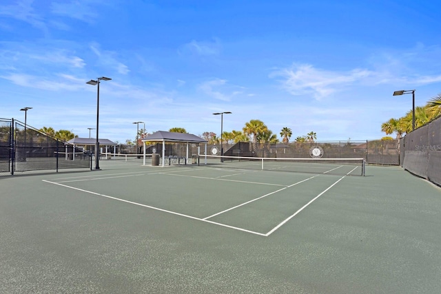 view of sport court