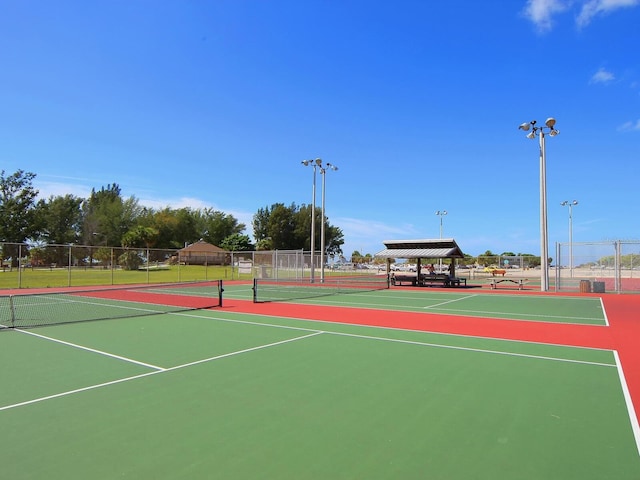 view of sport court