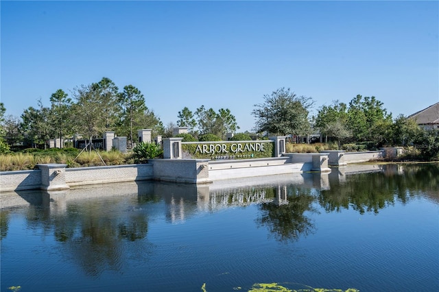 property view of water