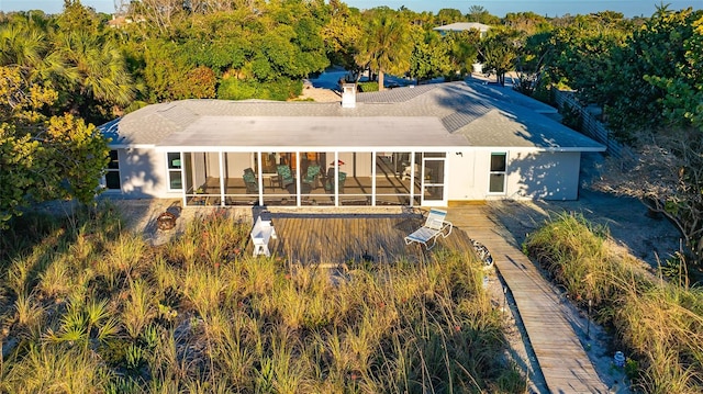 view of rear view of house