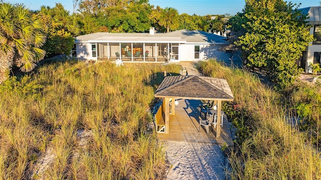 view of rear view of property