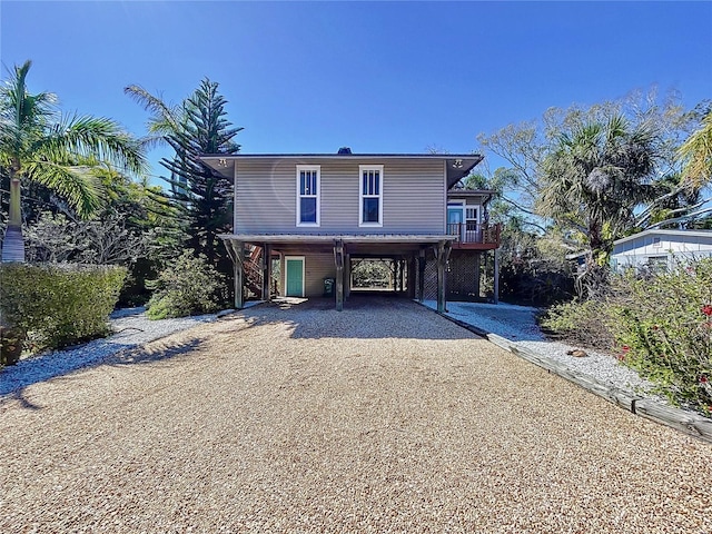 front of property with a patio