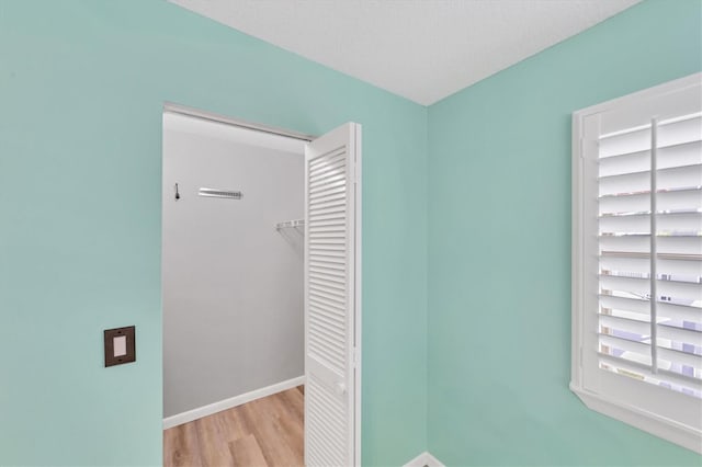 interior space featuring light hardwood / wood-style flooring