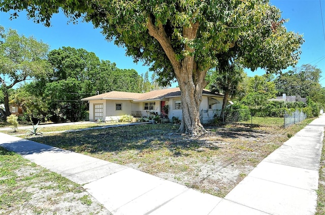 view of ranch-style home