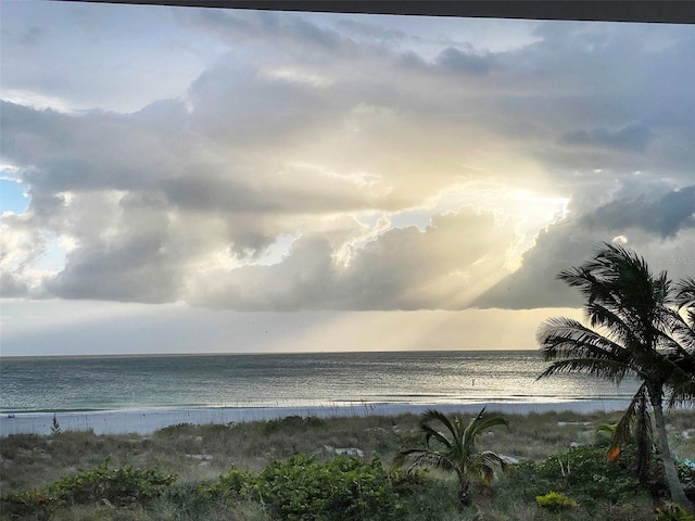 water view featuring a view of the beach