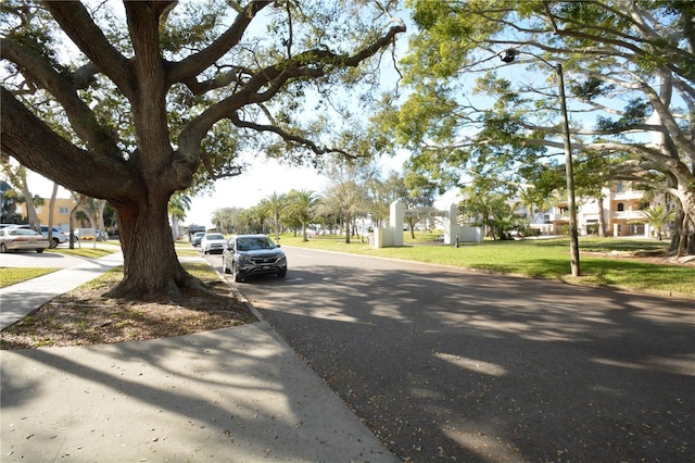 view of road