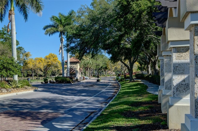 view of road