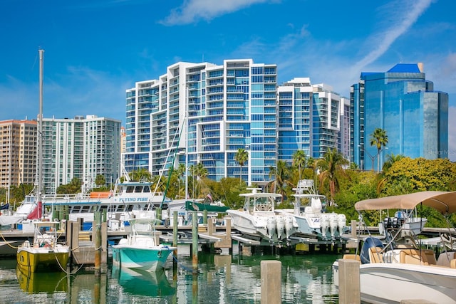 view of property featuring a water view