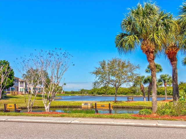 property view of water