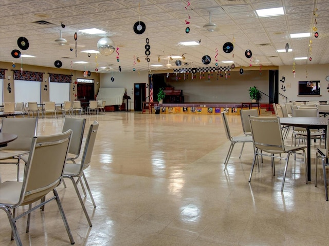 view of dining space