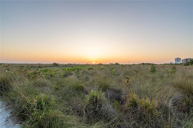 view of nature at dusk