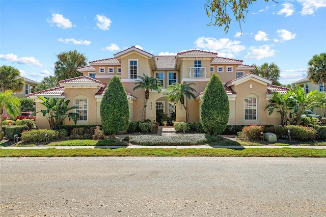 view of mediterranean / spanish house