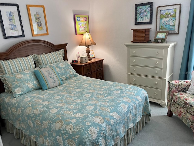 bedroom featuring carpet floors