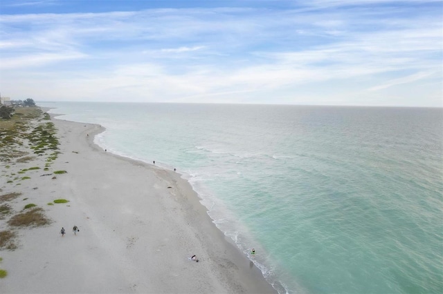 water view with a beach view