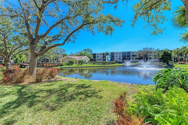 view of water feature