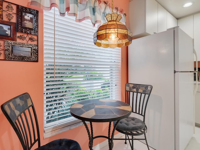 view of dining room