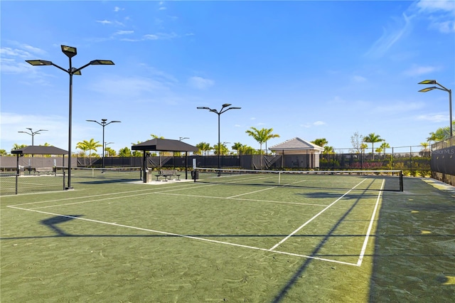 view of sport court