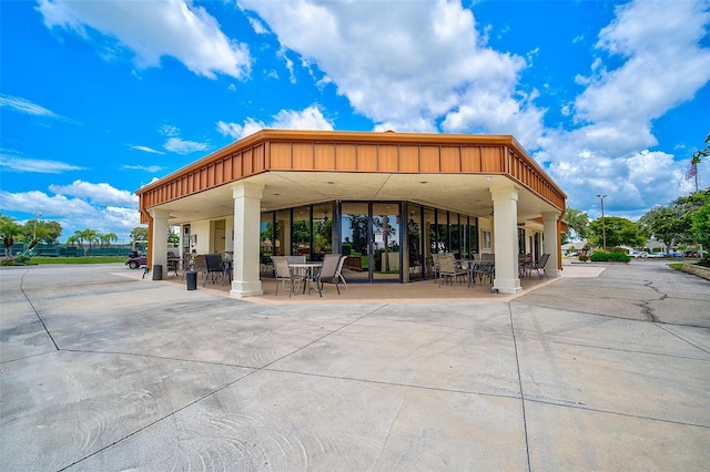 view of home's community featuring a patio